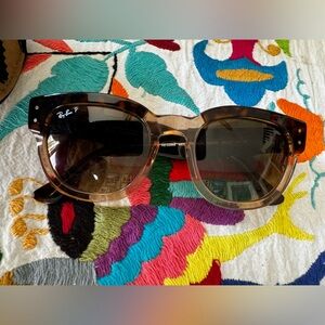 Ray-Ban Mega Hawkeye polarized sunglasses